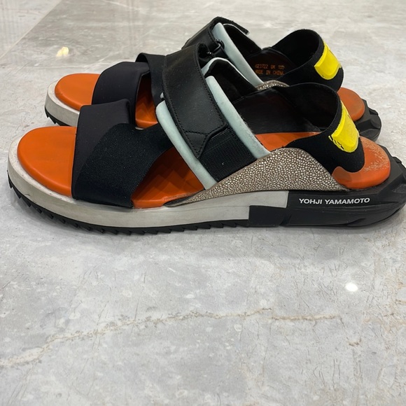 Men’s Y-3 Adidas Kaohe Mixed Media Sandal - Size US 10 - Picture 9 of 16